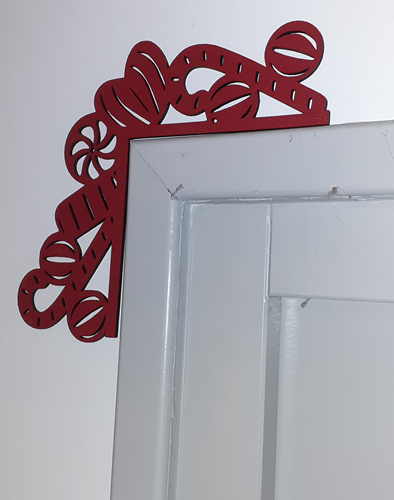 Décoration de porte - Noël